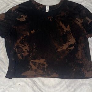 Stylish Black and Brown Women's Top